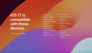 O iOS 17 não chegará a todos os iPhones. Eis os modelos que ficam de fora