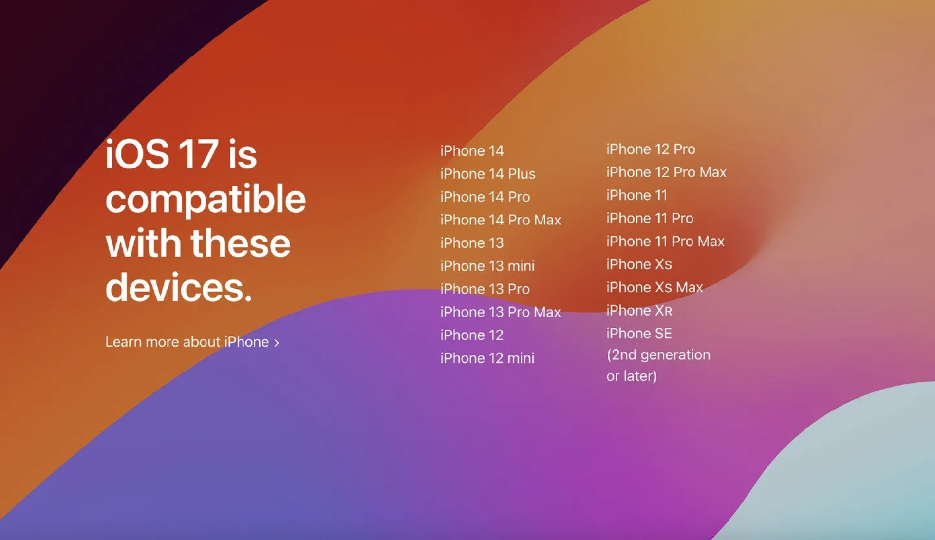 O iOS 17 não chegará a todos os iPhones. Eis os modelos que ficam de fora