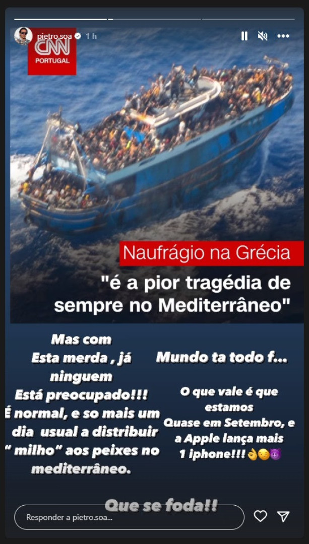 "Preocupados com bilionários que se meteram numa 'lata de conservas'"