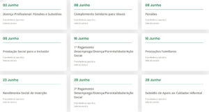 Recebe subsídios ou pensões? Estas são as datas de pagamento em junho