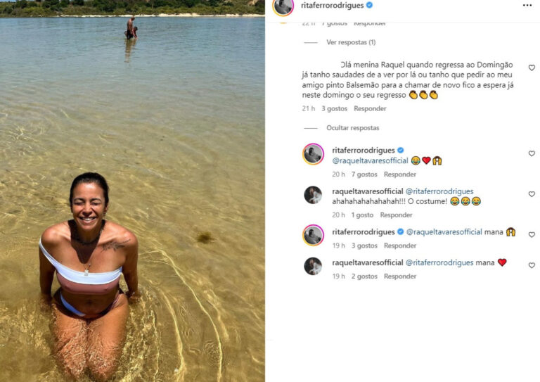 Seguidor confunde Rita Ferro Rodrigues com Raquel Tavares