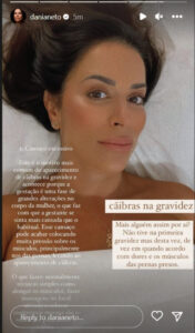 Dânia Neto queixa-se de sintoma que só surgiu na segunda gravidez