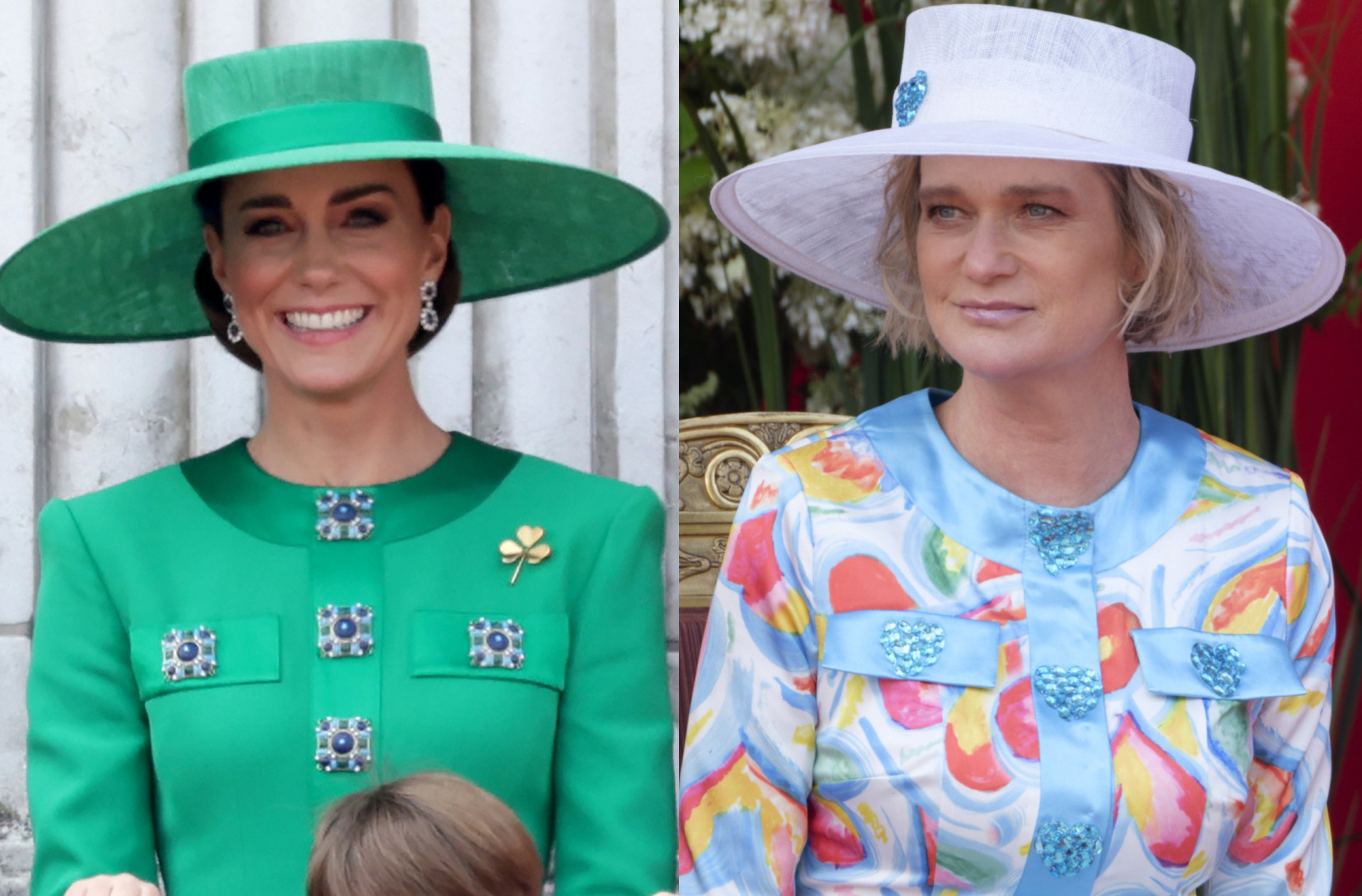 Delphine da Bélgica acusada de copiar vestido de Kate Middleton