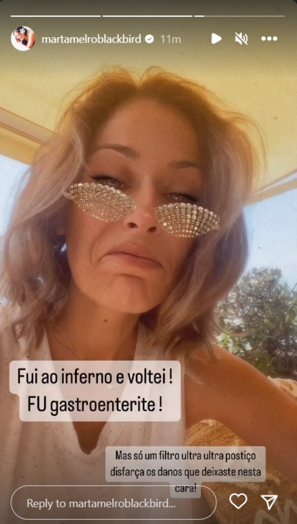 "Fui ao inferno e voltei!", diz Marta Melro após ficar doente