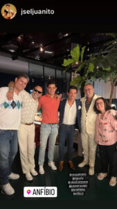 Goucha faltou à festa da TVI mas esteve perto a jantar com amigos famosos