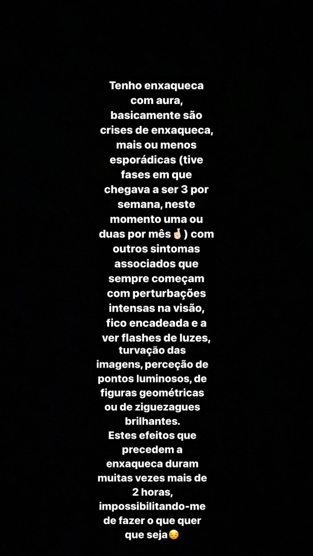 Inês Folque revela condição de saúde que a "limita absurdamente"