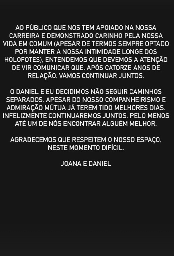 Joana Marques brinca com divórcio de Catarina Furtado: "O Daniel e eu..."