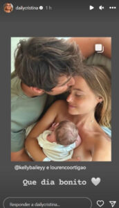 Kelly e Ortigão foram pais. Carolina Carvalho e Cristina Ferreira reagem