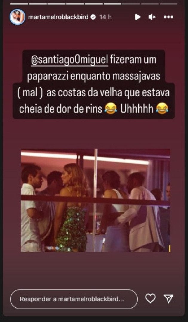 Marta Melro foi ‘apanhada’ com amigo por paparazzi e reagiu assim