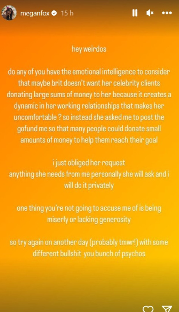 Megan Fox reage após críticas por pedir ajuda aos fãs