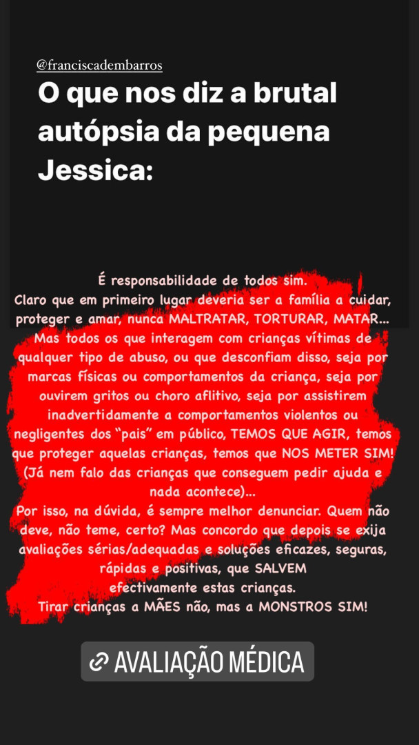 Melânia Gomes: "Tirar crianças a mães não, mas a monstros sim"