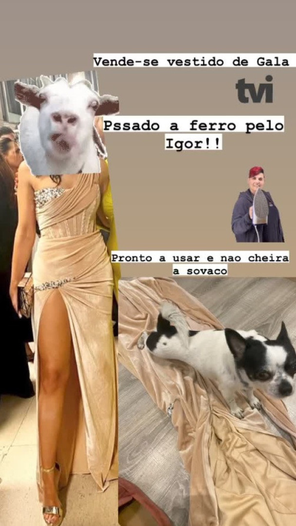 Pedro Soá coloca vestido da ex-namorada à venda "Não cheira a sovaco"