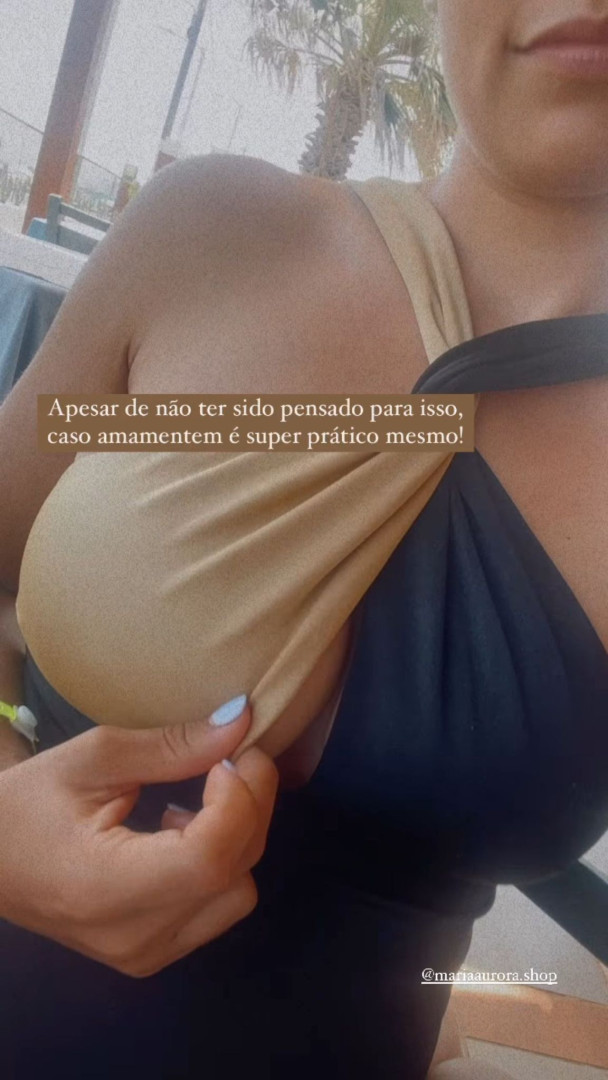 Sandra Silva tem o fato de banho ideal para quem está a amamentar