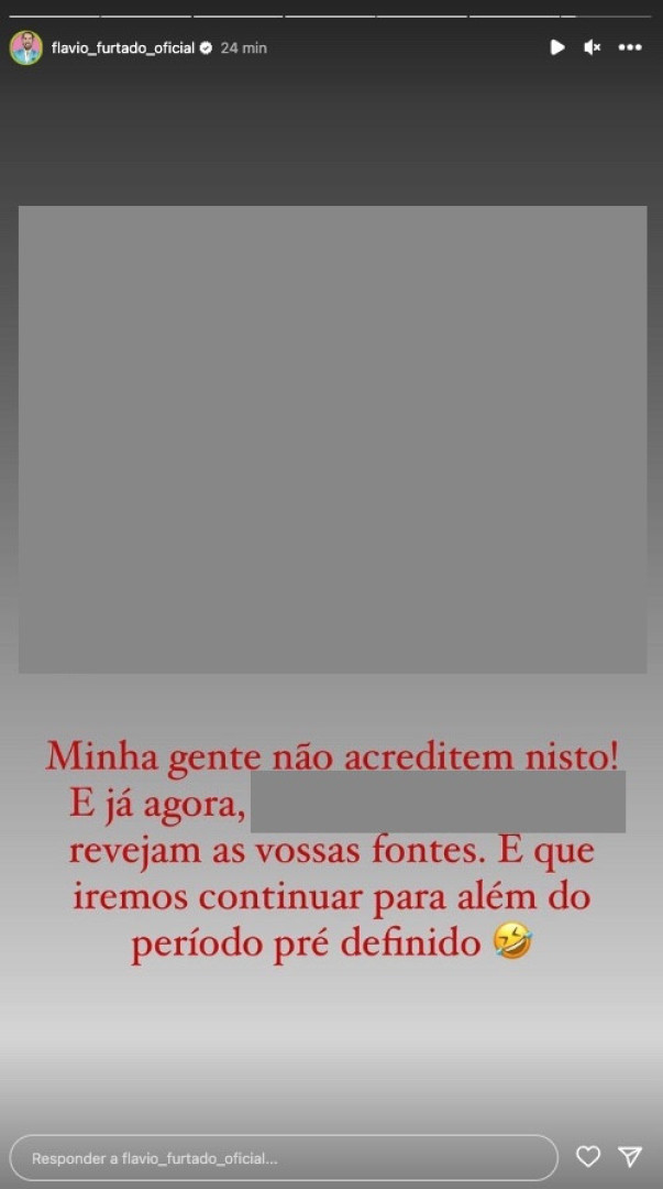 'TVI Extra' vai acabar antes do previsto? Flávio Furtado conta detalhes
