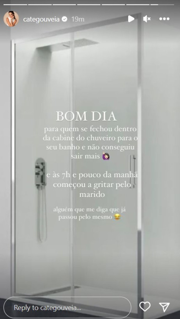 Catarina Gouveia vive peripécia: "Alguém me diga que passou pelo mesmo"