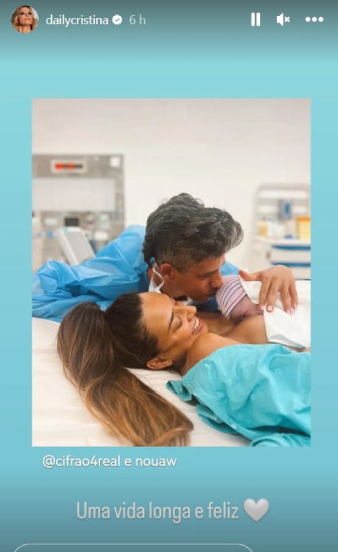 Cristina Ferreira reage ao nascimento da filha de Cifrão e Noua