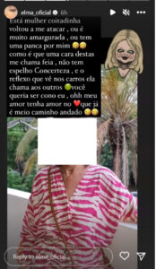 Elma Aveiro desta vez foi mais longe e mostrou "mulher" que a "atacou"