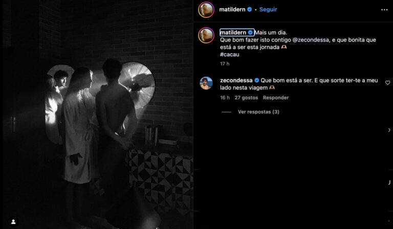 José Condessa e Matilde Reymão encantados por trabalharem juntos