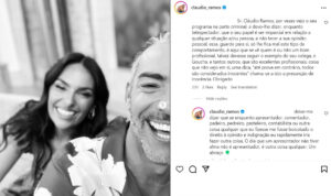 Mau profissional? Cláudio Ramos responde a espectador do 'Dois às 10'