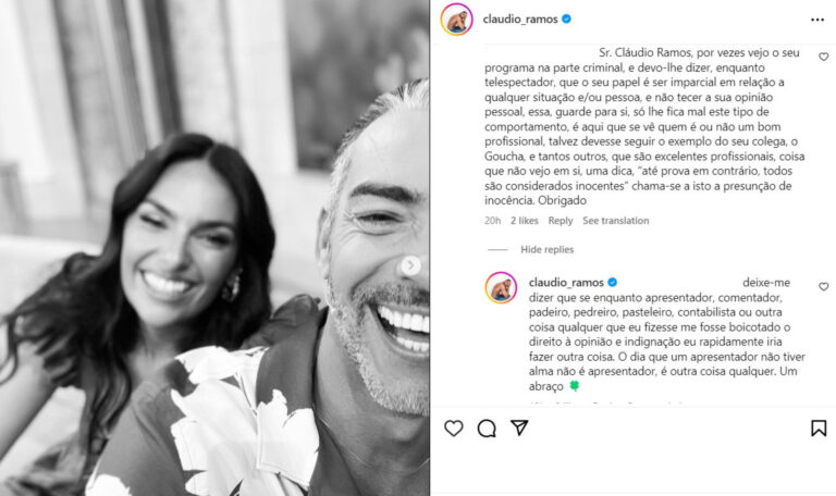 Mau profissional? Cláudio Ramos responde a espectador do ‘Dois às 10’