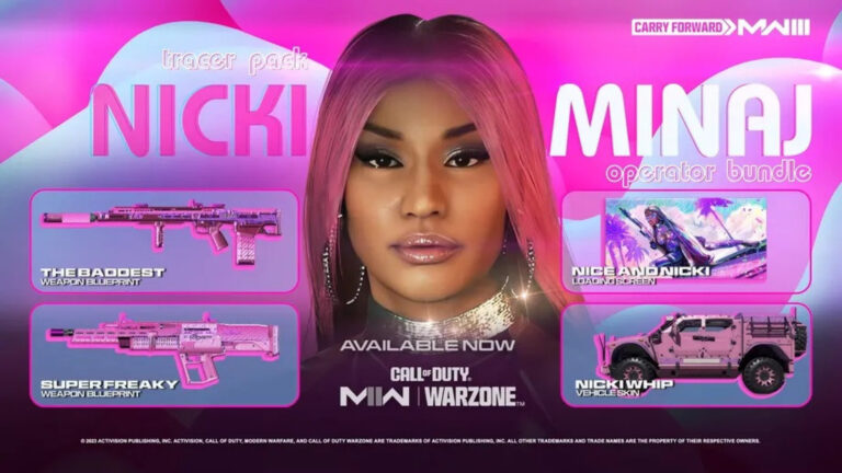 Nicki Minaj chegou a ‘Call of Duty’