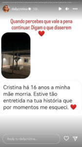 "Quando percebes que vale a pena continuar. Digam o que disserem"