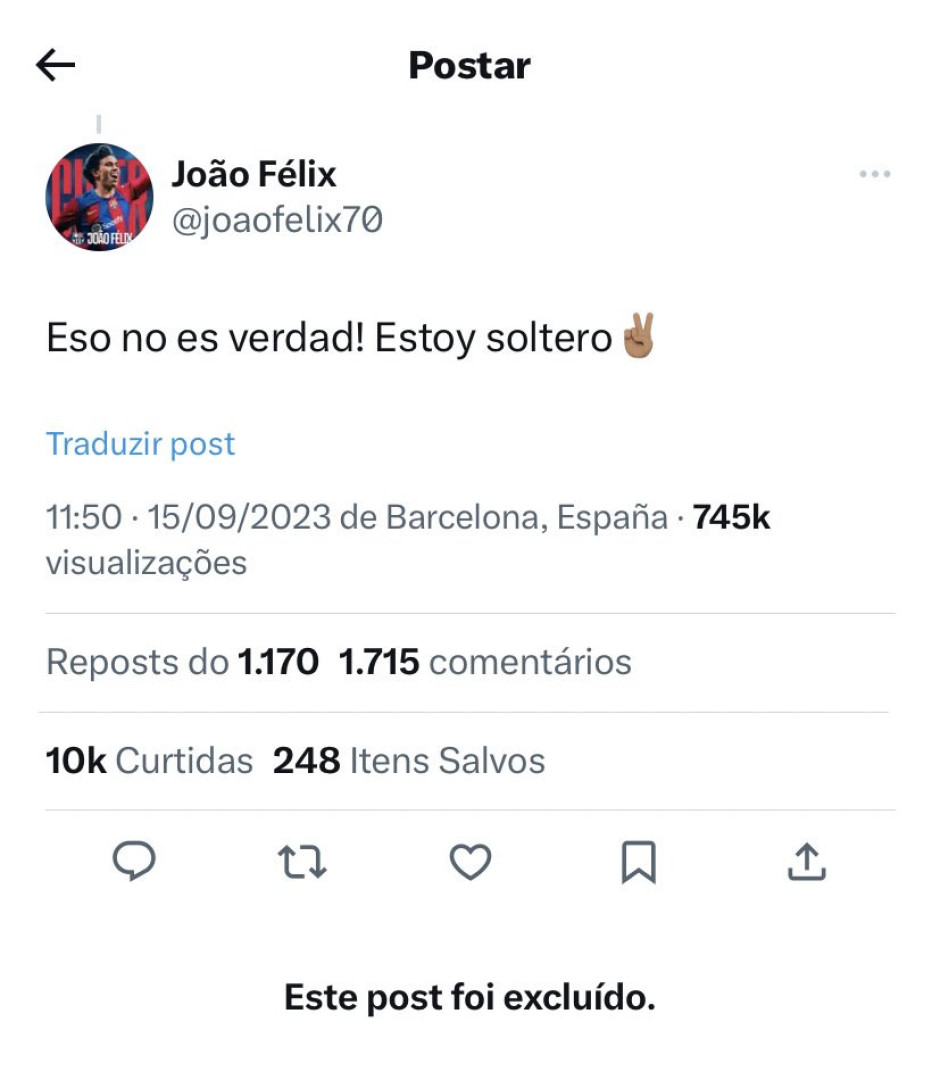 João Félix voltou para Margarida Corceiro? Jogador reage