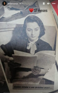 Lídia Muñoz recorda carinhosamente a avó, Eunice Muñoz