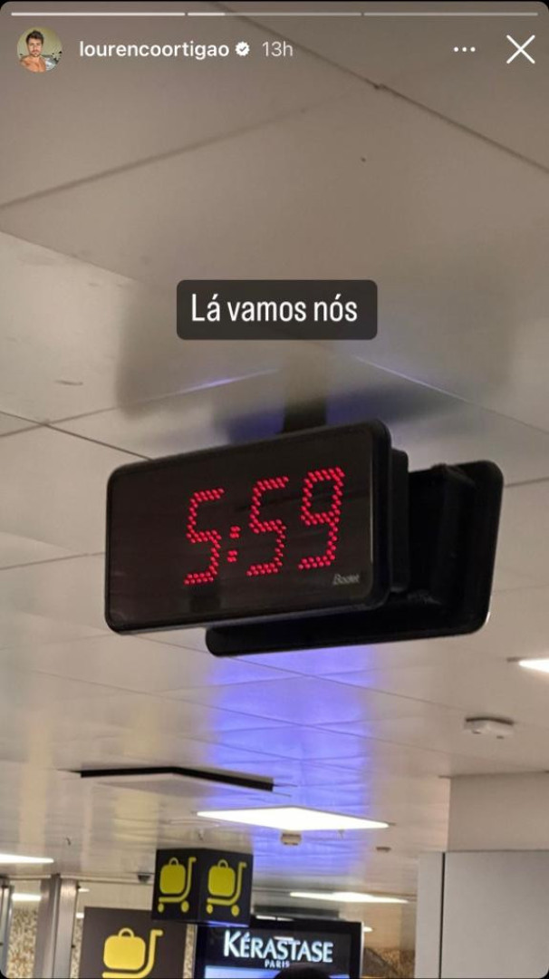 Lourenço Ortigão em Veneza "depois de alguns imprevistos"