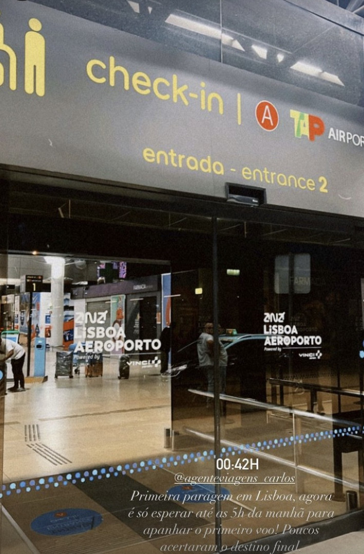 Mesmo separados, Cristiana Jesus e Cláudio Alegre viajam juntos