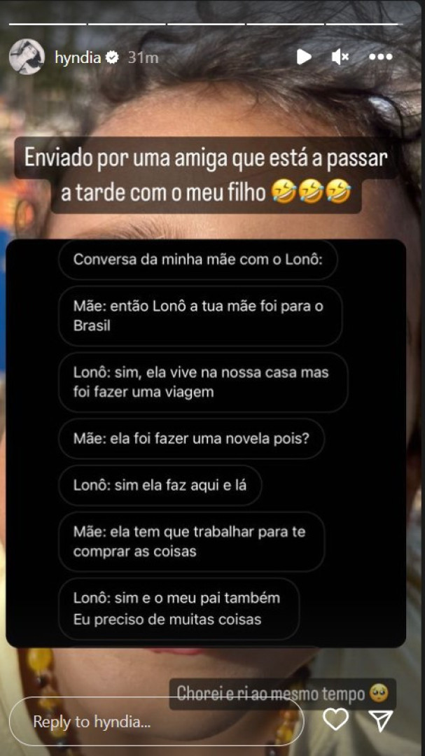 O comentário que o filho de Rita Pereira fez sobre ida para o Brasil