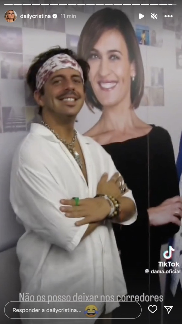 Os D.A.M.A. 'invadiram' os corredores da TVI e este foi o resultado