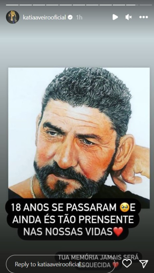 Pai de Cristiano Ronaldo morreu há 18 anos. Katia Aveiro faz homenagem