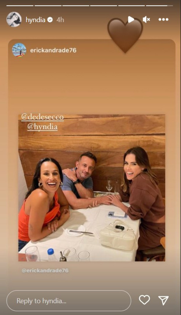 Rita Pereira encontra-se com famosa atriz brasileira