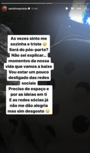 "Às vezes sinto-me sozinha e triste. Será do pós-parto?"