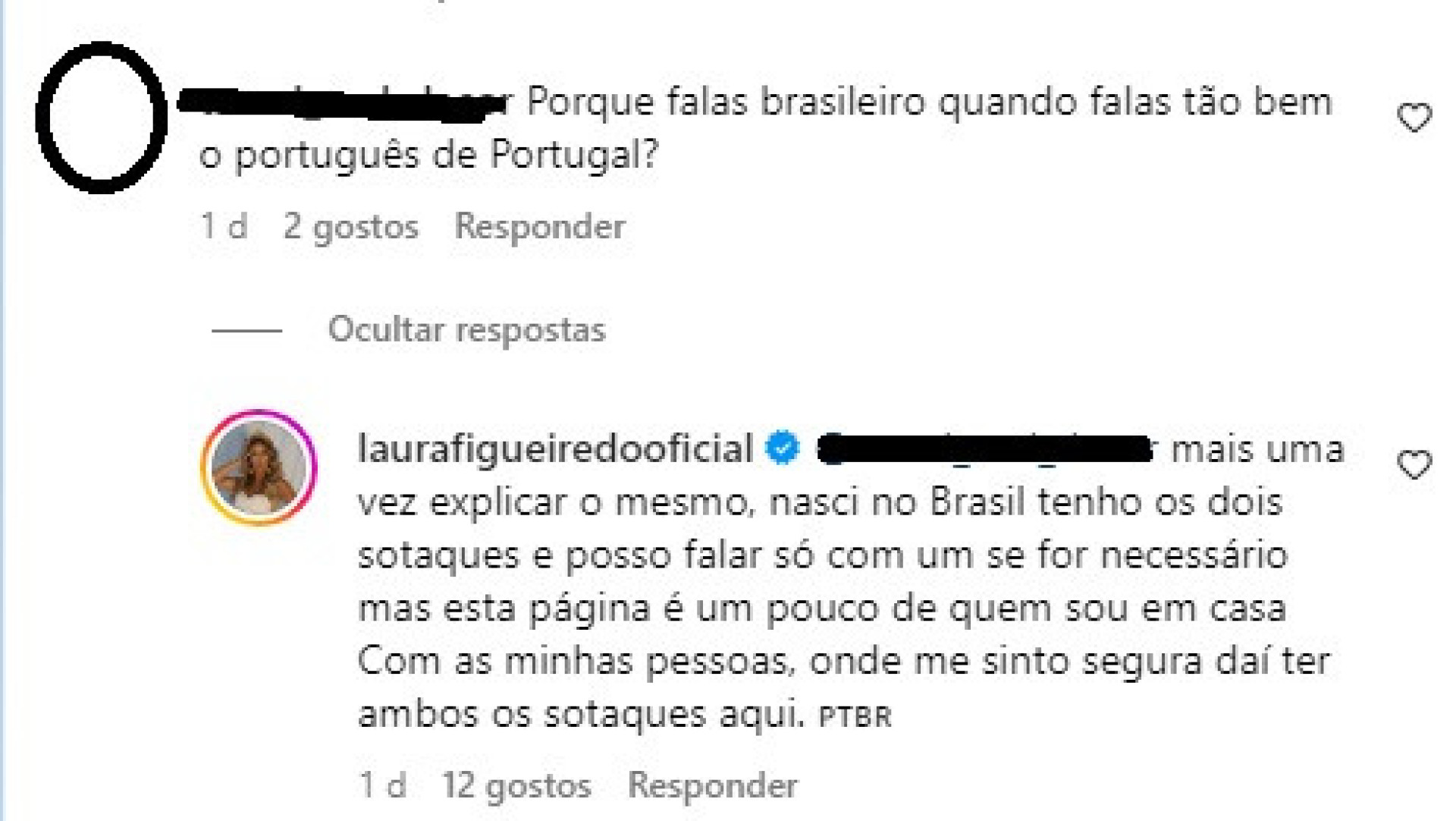 Falar brasileiro em vez de português de Portugal? Laura Figueiredo reage