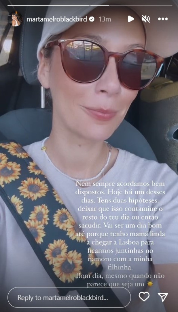 Não acordou bem disposto? Tem "duas hipóteses", segundo Marta Melro
