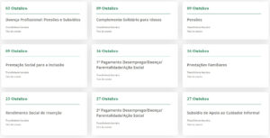 Recebe subsídios ou pensões? Estas são as datas de pagamento em outubro
