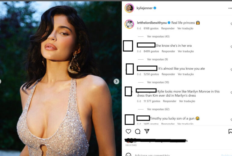 Scott Disick elogia Kylie Jenner. "Princesa da vida real"