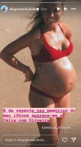 Diogo Amaral lembra gravidez de Jessica Athayde: "Célia com Oliveira"