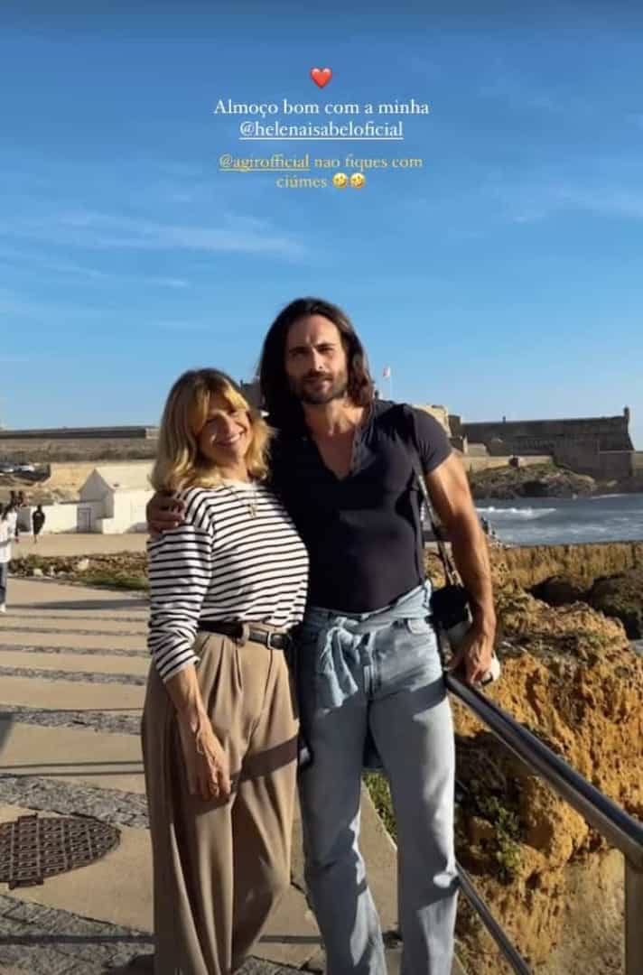 Isaac Alfaiate almoça com Helena Isabel e deixa mensagem a Agir