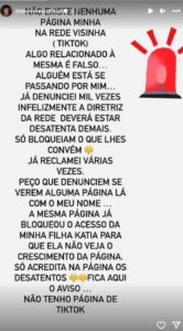 "Não tenho página de TikTok. Já denunciei mil vezes", diz Dolores Aveiro