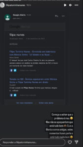 Filipa Torrinha Nunes esclarece após 'bate-boca': "Está tudo bem"