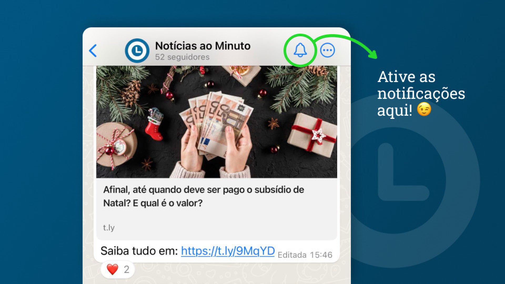 O Notícias ao Minuto está no WhatsApp! Adira ao Canal e siga a atualidade