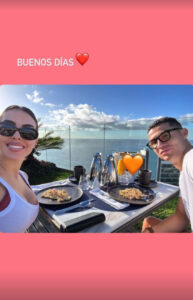 Após dias de festa, Ronaldo e Georgina tomam pequeno-almoço romântico