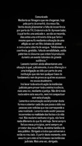 Indignado, Leandro emite comunicado e lamenta palavras de Cláudio Ramos