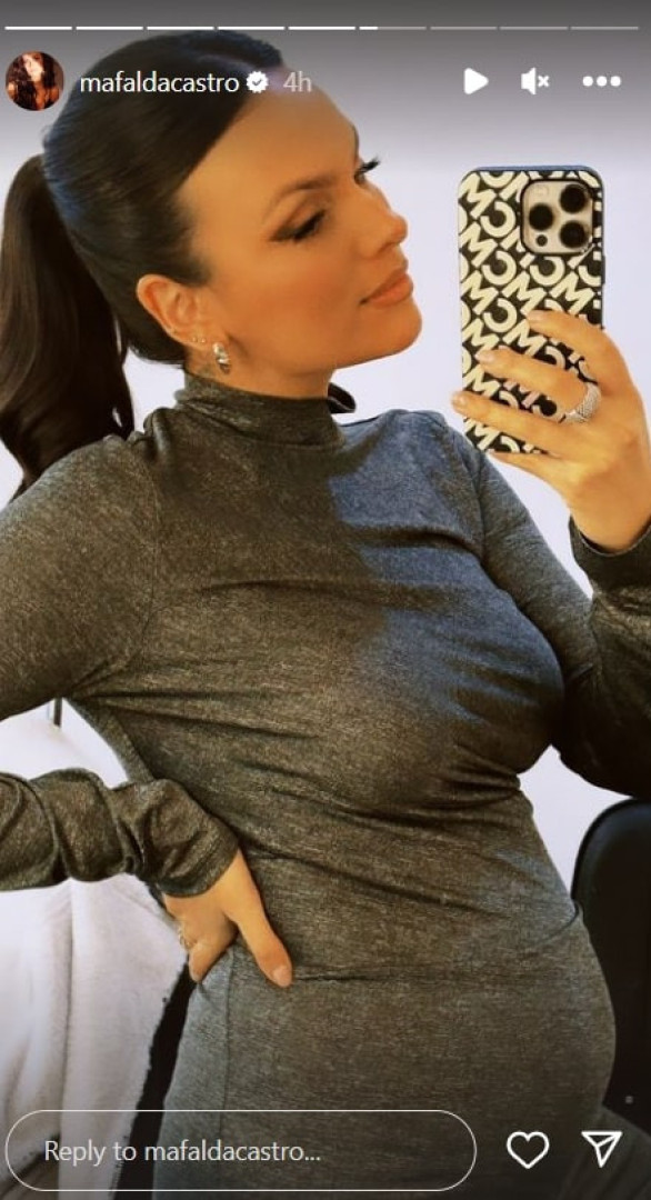 Mafalda Castro mostra barriguinha de grávida (já se nota bem!)