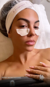 Vida de luxo! Georgina Rodríguez recebe tratamento de beleza