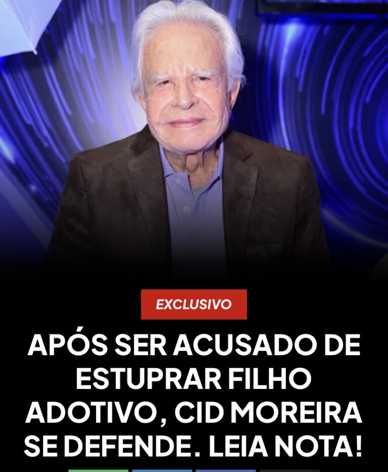 Após ser acusado de estuprar filho adotivo, Cid Moreira se defende. Leia nota!