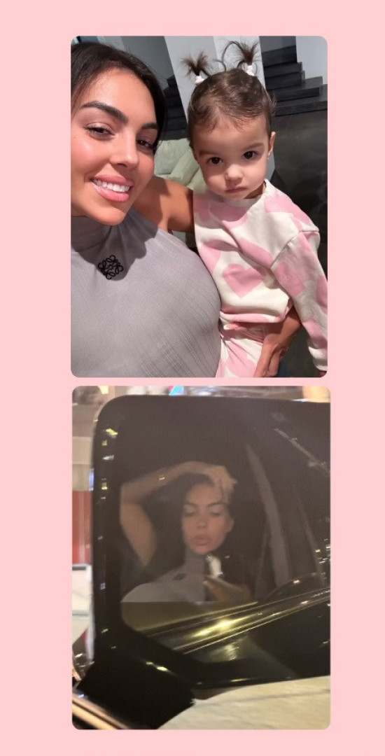 Georgina Rodríguez posa com a pequena Bella